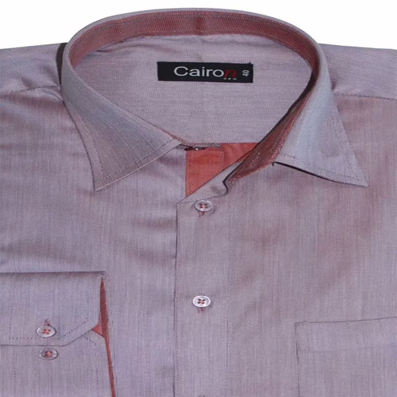 Maroon Solid Executive Formal Shirt