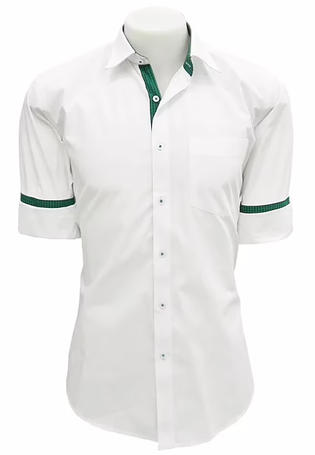 GREEN SOLID CLUBWEAR SHIRT