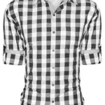 Black Check Casual Shirt