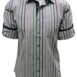 CAIRON GREY STRIPE CASUAL SHIRT
