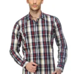 CAIRON RED CHECK CASUAL SHIRT