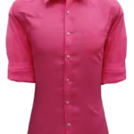 CAIRON MAGENTA SOLID CASUAL SHIRT