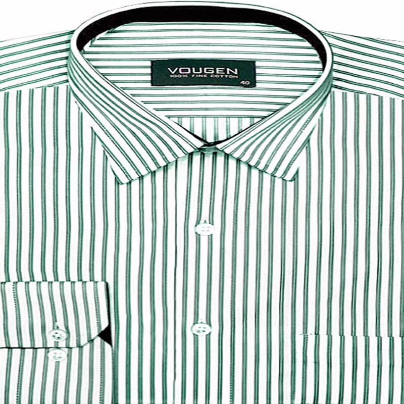 GREEN STRIPE PREMIUM FORMAL SHIRT