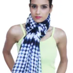 Black & White Polka Cotton Scarf