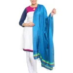 Uniscarf Turquoise Stripe Duppata