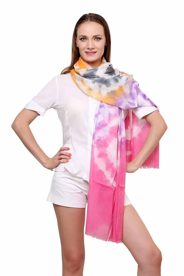 Uniscarf Tie And Die Pink Panther Beach Stole
