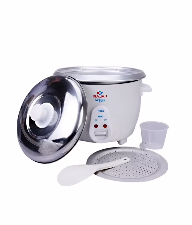 Bajaj 1.8 L RCX-5 Rice Cooker White