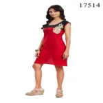 Viva N Diva Red Colored Pure Cotton Kurti.