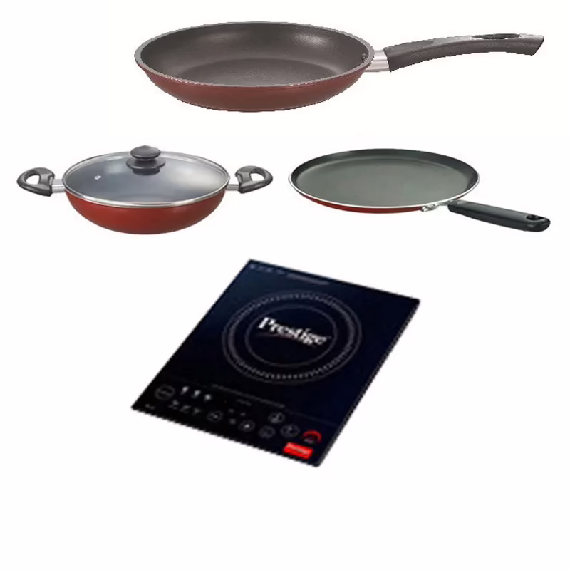 Prestige PIC 6.0 v2 Induction Cooktop + Prestige Cookware Set (3 pcs)