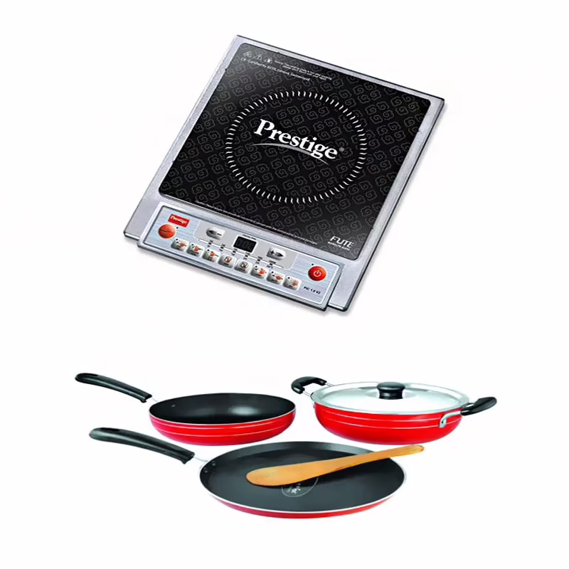 Prestige Pic 1.0 V2 Induction And Celebration 3 Pcs Cookware Set