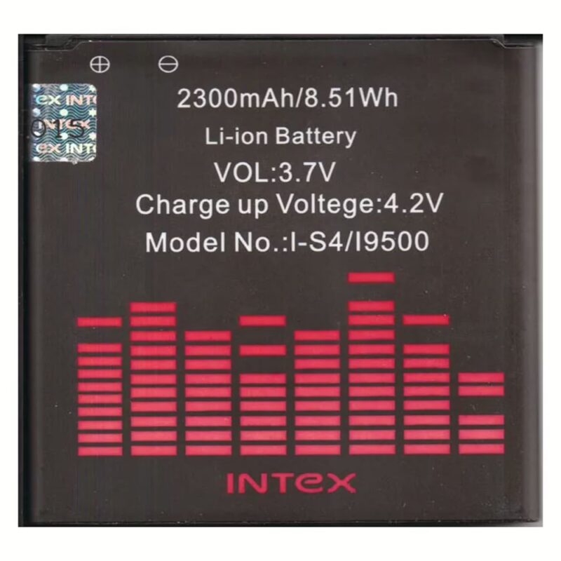 Intex I-s4/19500 2300 Mah Lithium Ion For Samsung Galaxy S4