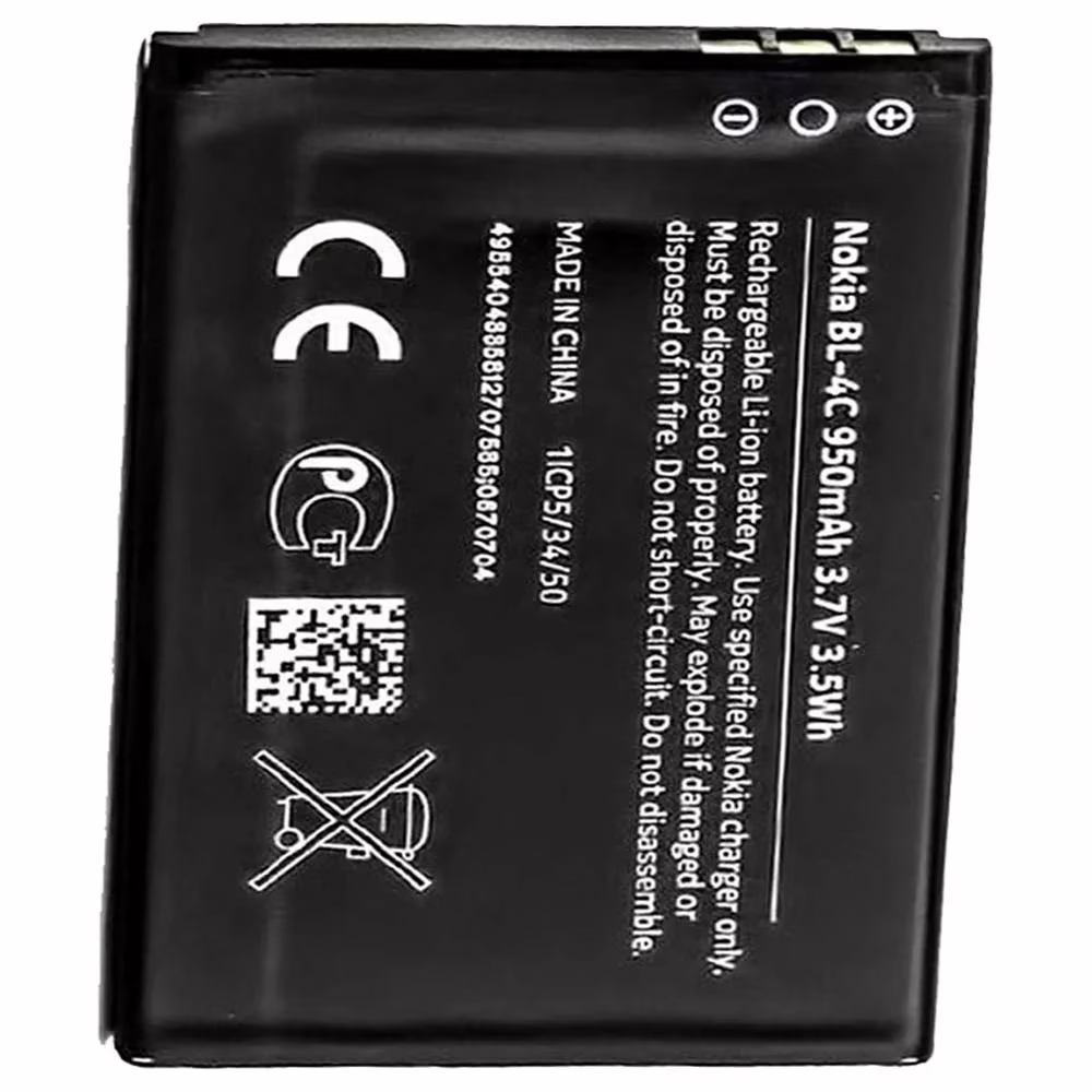 Nokia BL-4C 950 mAh Mobile Battery For Nokia 108, 6300, 1202, 1203, 1661 and 1662