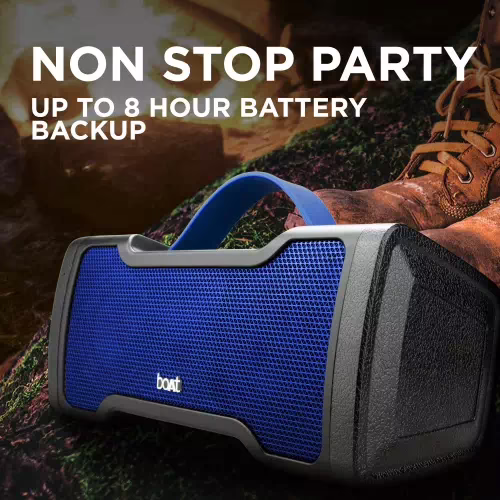 Boat Stone 1000 14 W Bluetooth Speaker (Navy Blue, Stereo Channel) - Image 2