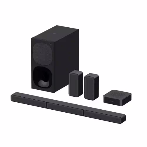 Sony HT-S40R 5.1ch Dolby Audio Home Theatre with Subwoofer & Wireless Rear Speakers 600 W Bluetooth Soundbar(Black, 5.1 Channel)