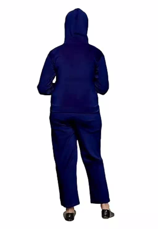 Blue Girls 2 Pcs Sweatsuit and Sweatpant Set - Image 2