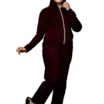 Red Girls 2 Pcs Sweatsuit and Sweatpant Set