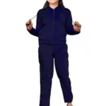 Navy Girls 2 Pcs Sweatsuit and Sweatpant Set