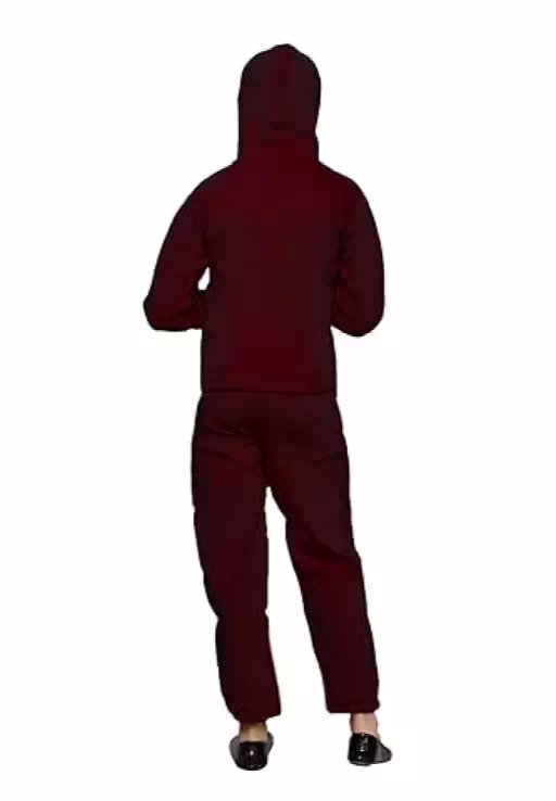 Maroon Girls 2 Pcs Sweatsuit and Sweatpant Set - Image 3