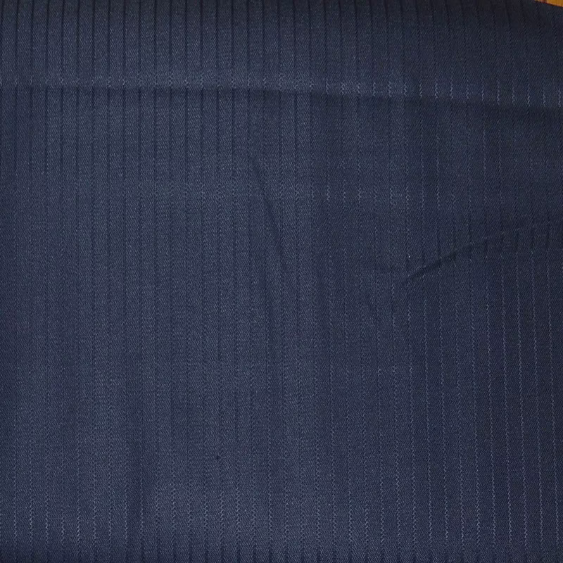 Raymond Men Poly blended Trouser Fabric_Blue Free Belt - Image 2