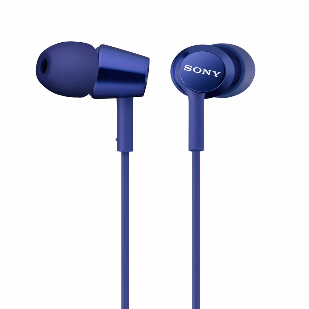 Sony MDR-EX150 In-Ear Earphones Without Mic (Dark Blue)