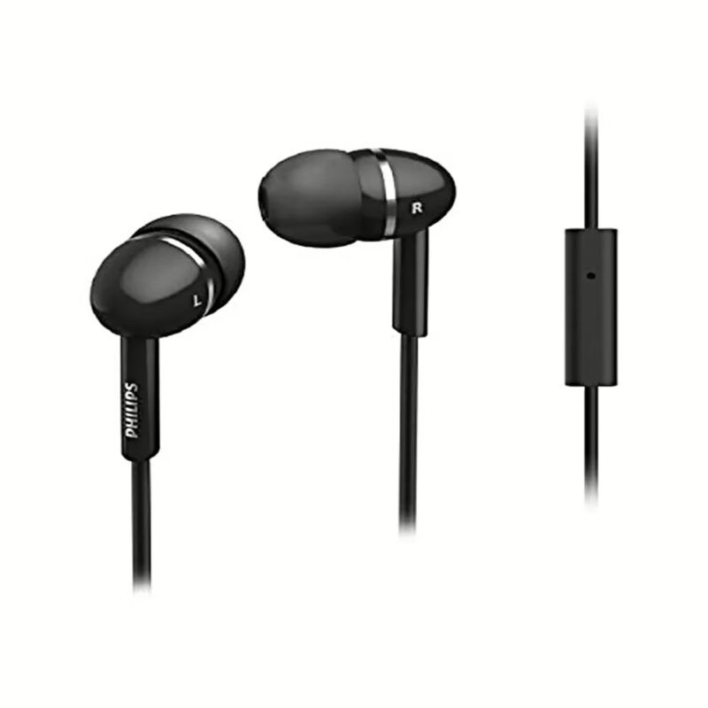 Philips SHE1455BK/94 Headphone with Mic (Black)