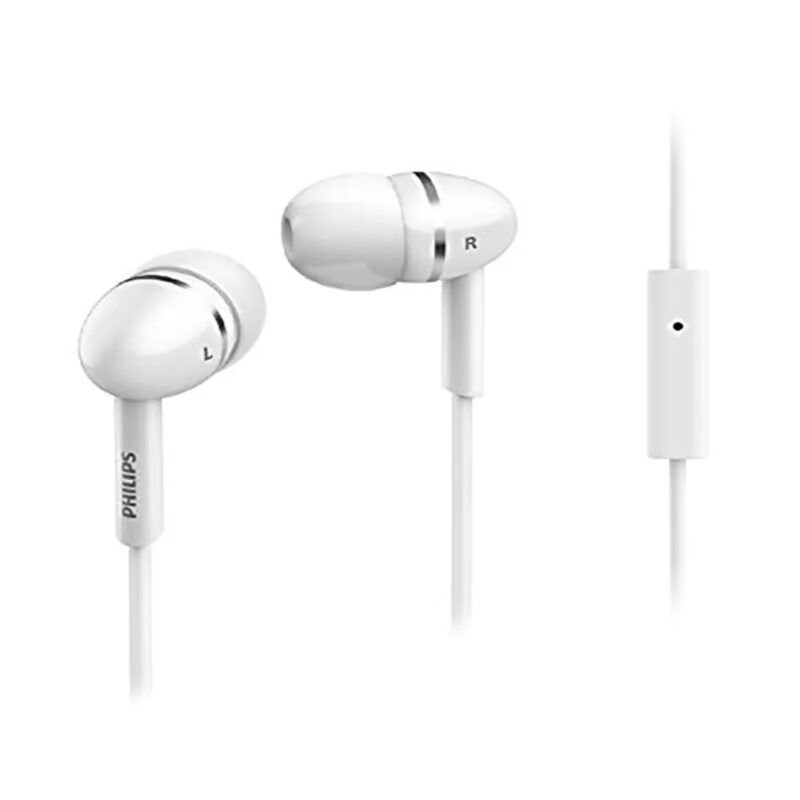 Philips SHE1455WT/94 Headphone with Mic (White)