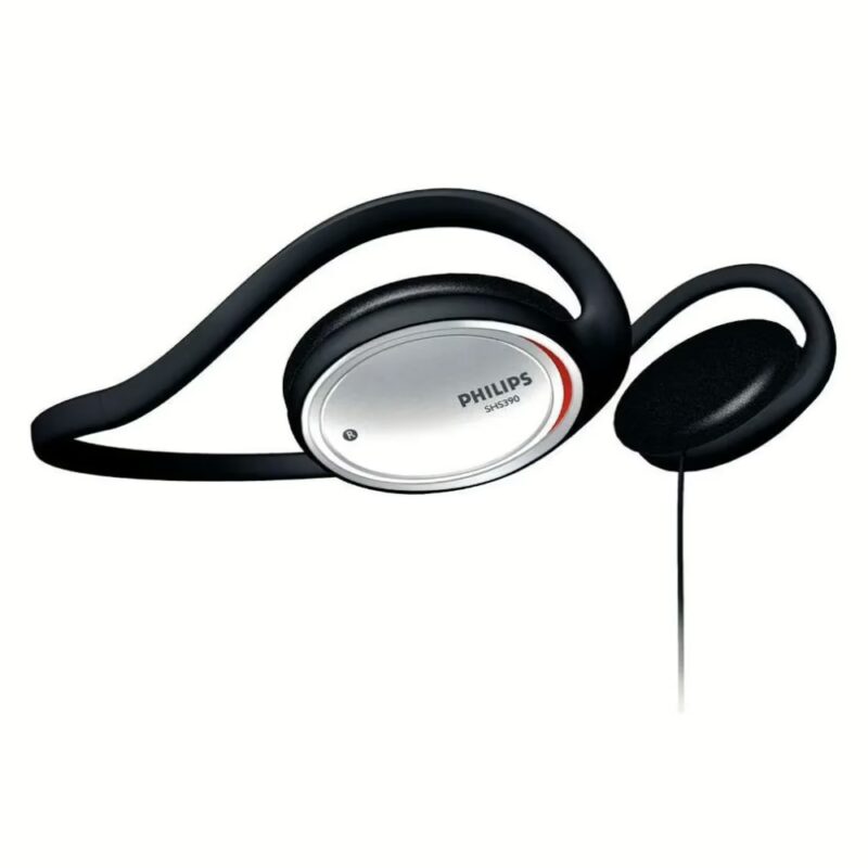Philips SHS390 Over Ear Wired Without Mic Headphone- Black