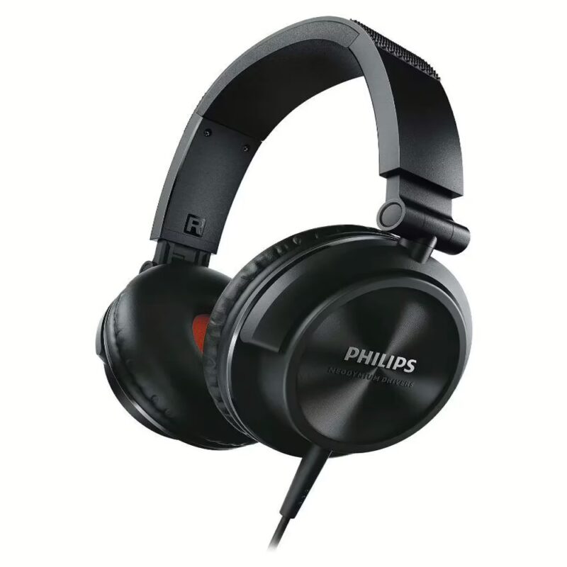 Philips SHL3210 Over Ear Wired Without Mic Headphone- Black