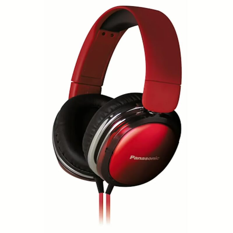 Panasonic RP-HX350ME-R Over Ear Headphone with Mic (Red)