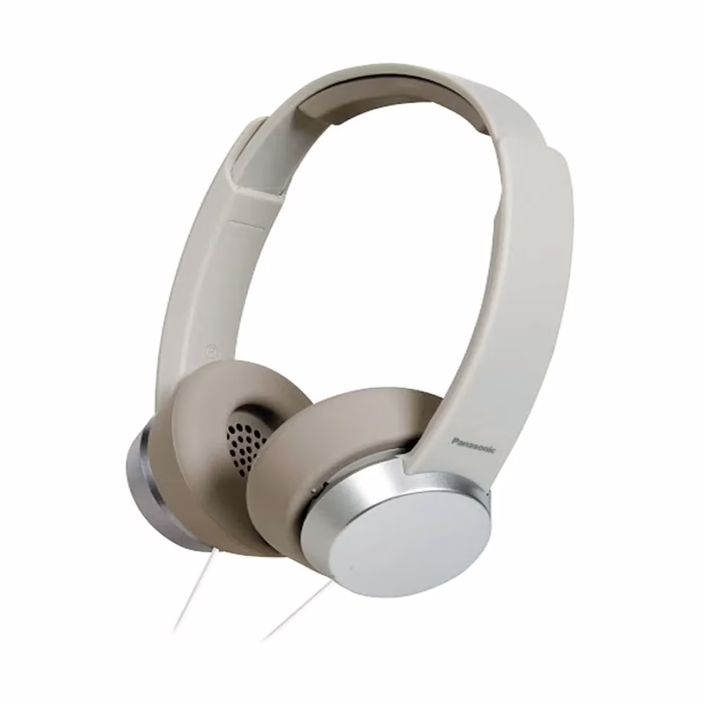Panasonic RP-HXD3WE-W Over Ear Headphones with Mic (White)