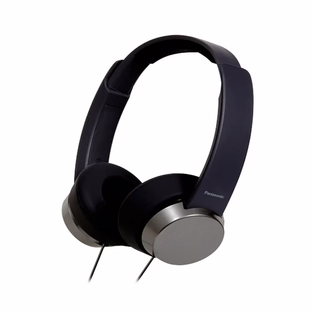 Panasonic RP-HXD3WE-K Over Ear Headphones with Mic (Black)