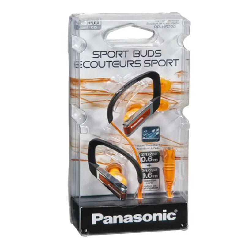 Panasonic Sports Gym Over Ear Headphone for Ipod-MP3 player RP-HS220PP-D