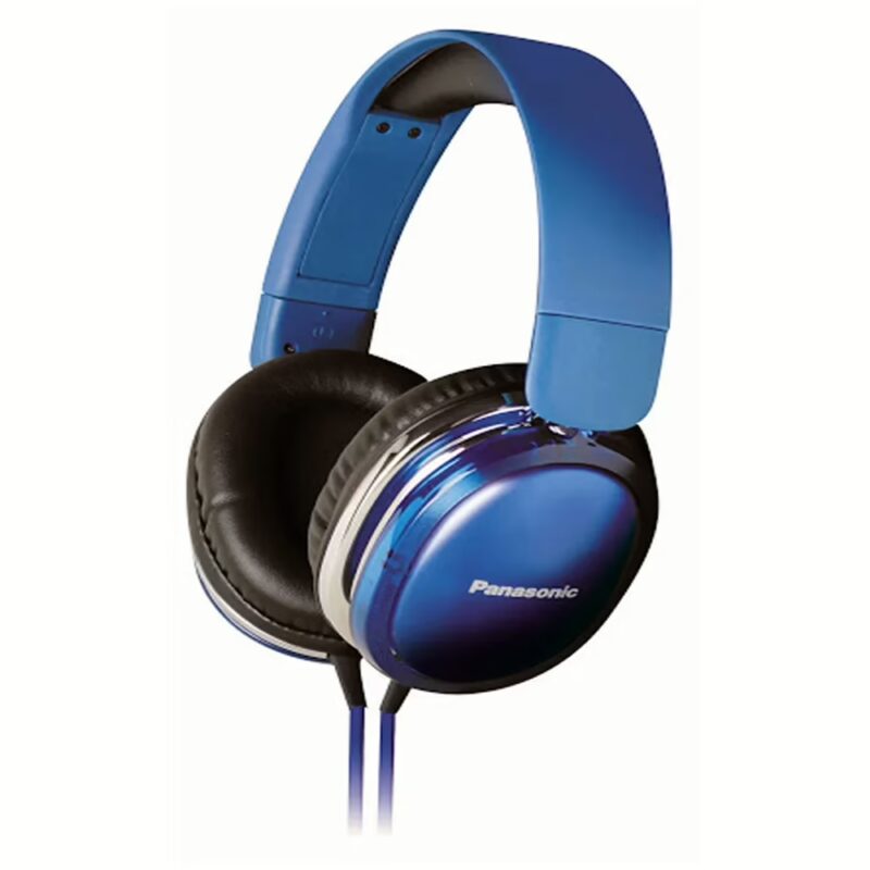 Panasonic RP-HX350ME-A Over Ear Headphone with Mic (Blue)