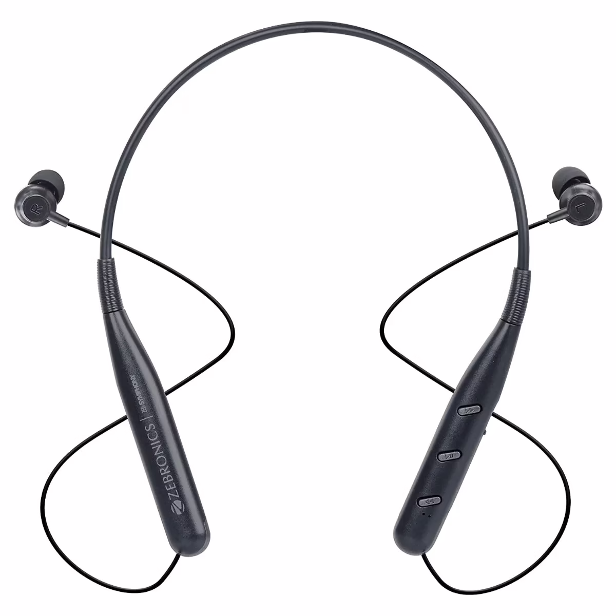 Zebronics ZEB-SYMPHONY Bluetooth Headset Black, In the Ear