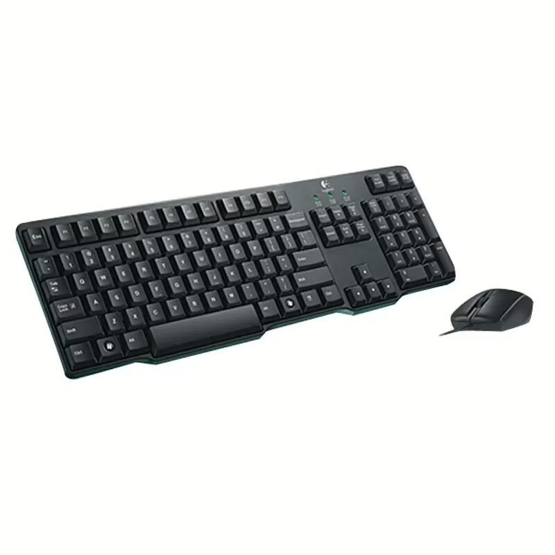 Logitech MK100PS/2 Wireless  Keyboard and Mouse Combo (Black)