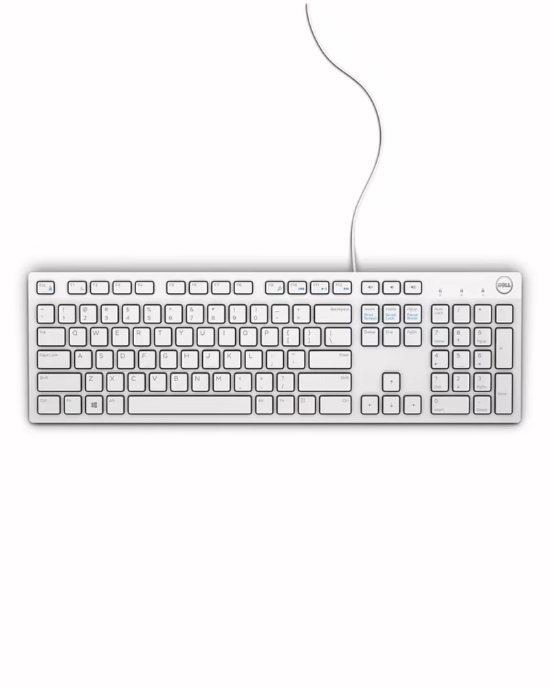 Dell KB216 USB Desktop Keyboard White