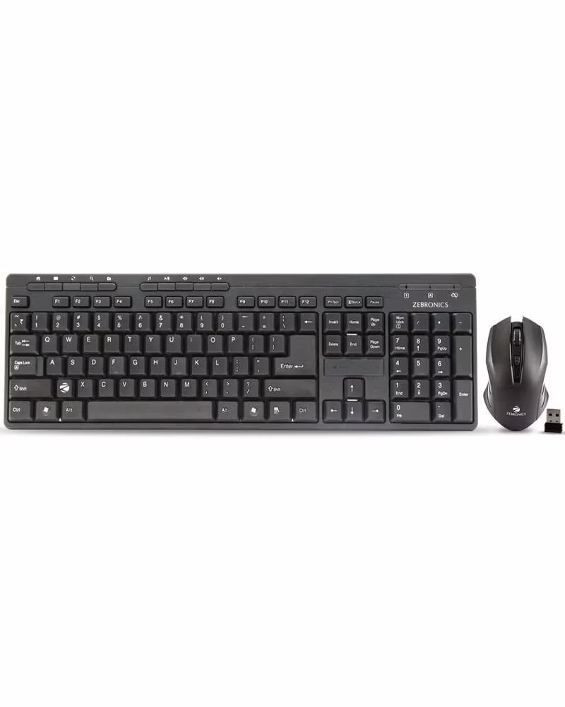 ZEBRONICS Companion 5 USB Keyboard & Mouse Combo With Wire