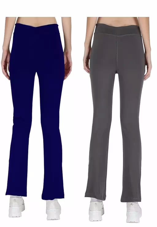 Pk 2 Multi Girls Bootcut Leggings & Yoga Pants - Image 2