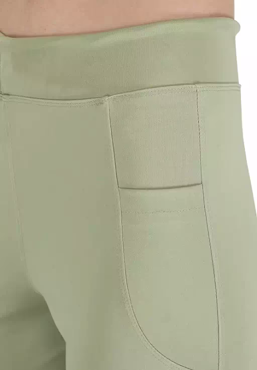 Light Green Girls Bootcut Leggings & Yoga Pants - Image 3