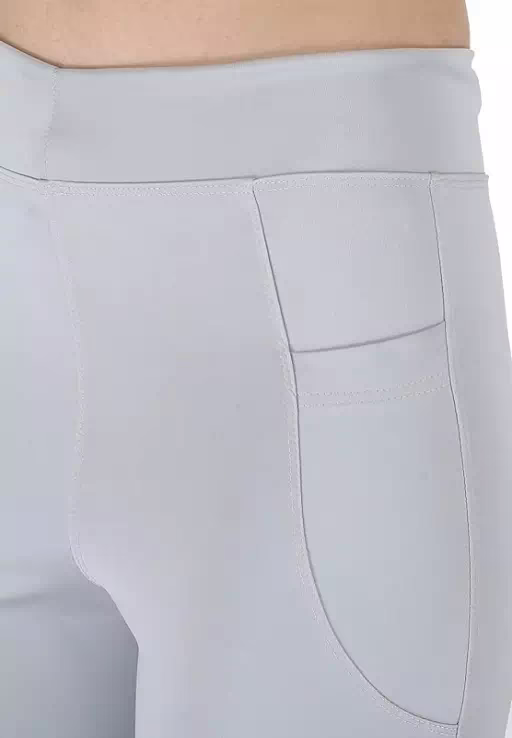 Classy Grey Girls Bootcut Leggings & Yoga Pants - Image 3