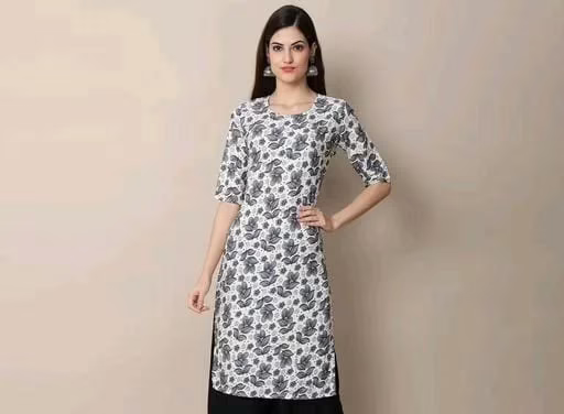 Aakarsha Classy Blue Printed Kurtis
