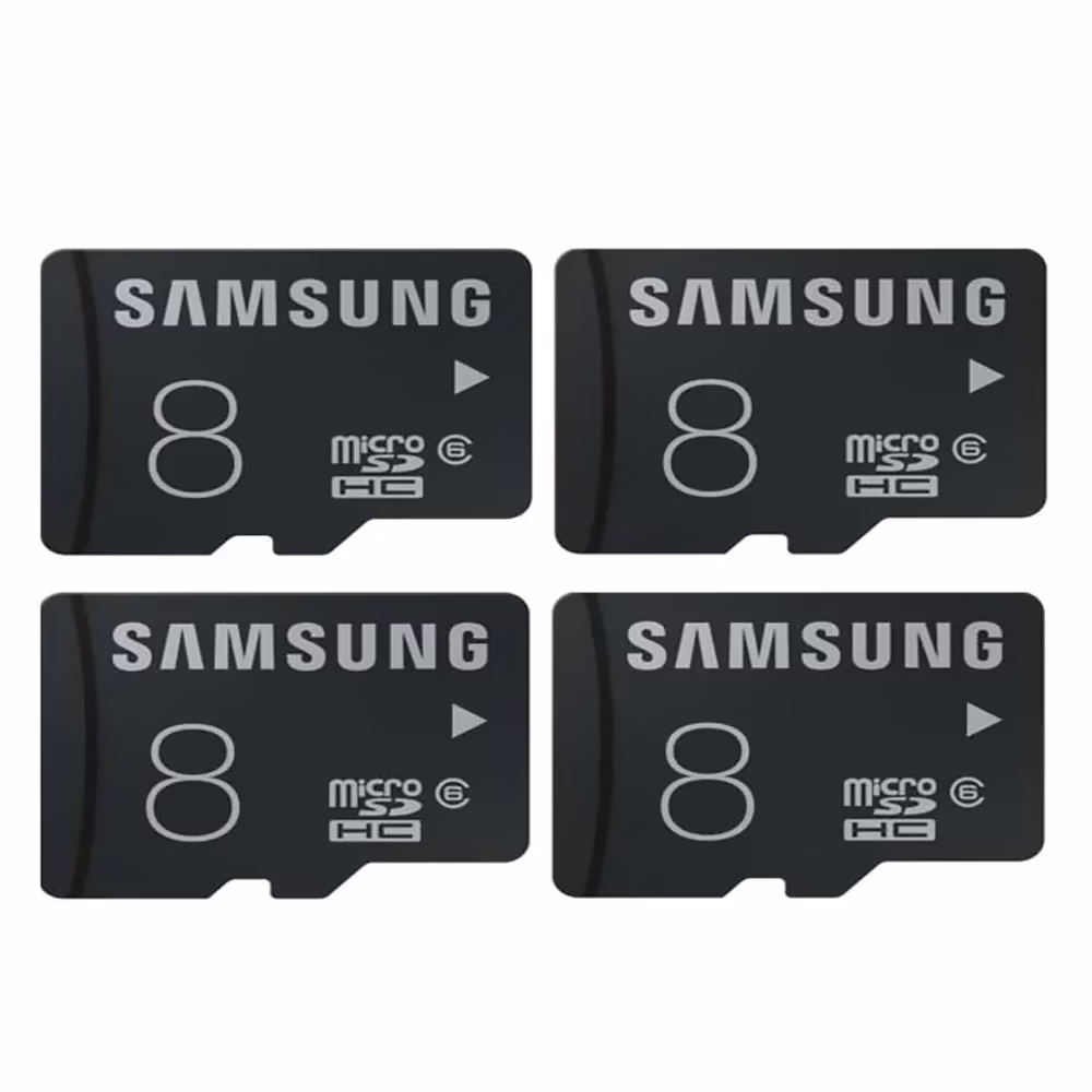 Samsung 8 GB Class 6 Memory Card - Pack of 4