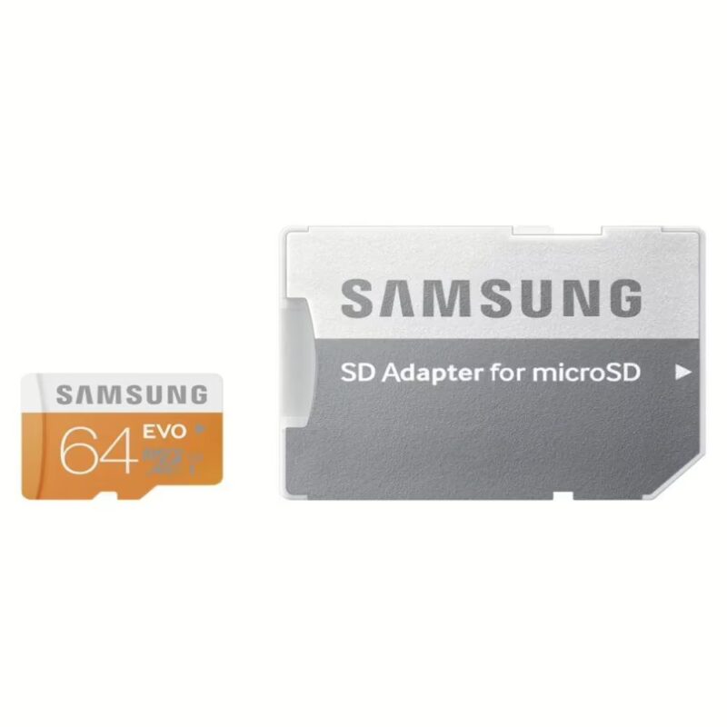 Samsung 64GB Micro SDXC UHS-I Memory Card with Adapter 48MB/s