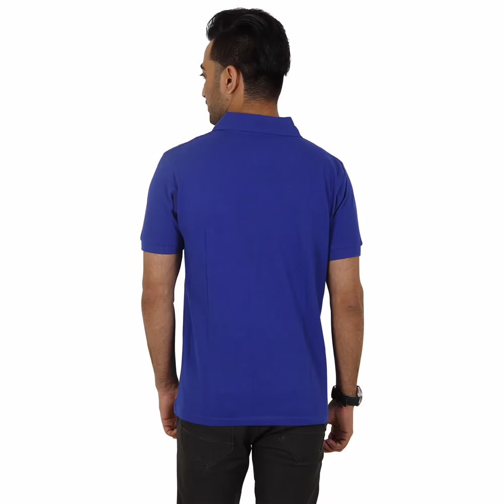 Men's Polo - Royal Blue - Image 2