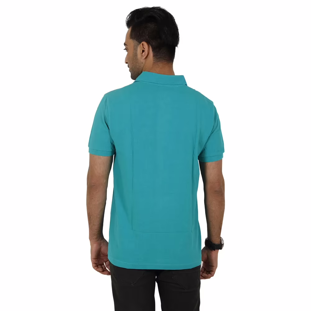 Men's Polo - Green - Image 2