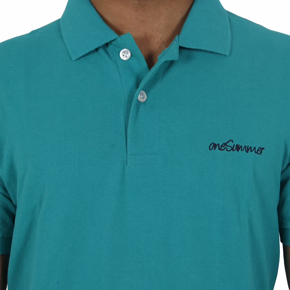 Men's Polo - Green - Image 5