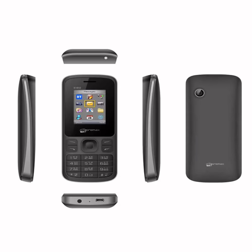 Micromax Joy X1850 (Black)-(Without Charger & Earphone) - Image 2