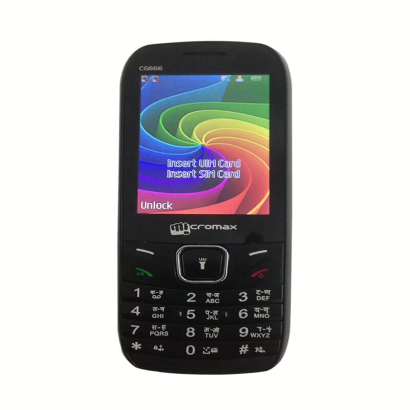 Micromax CG666 (Black+Grey)