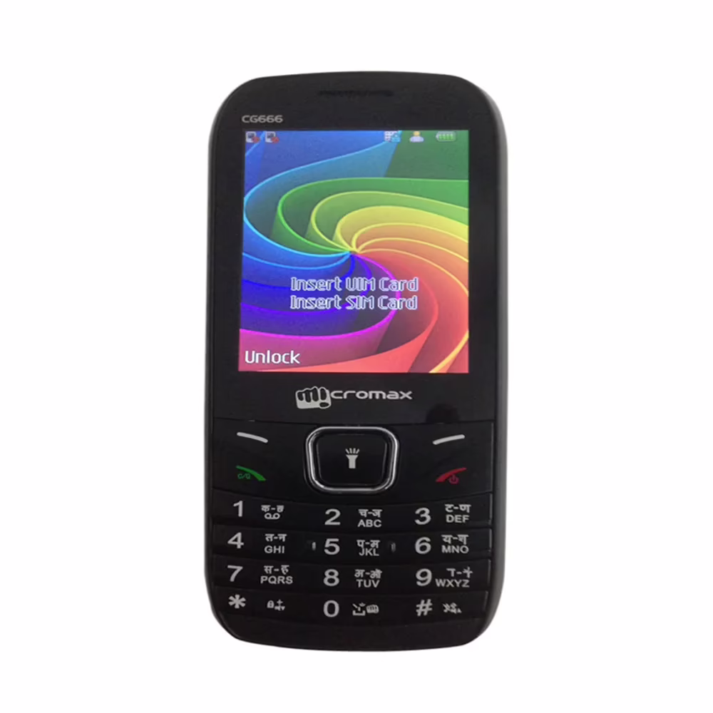Micromax CG666 (Black+Grey)