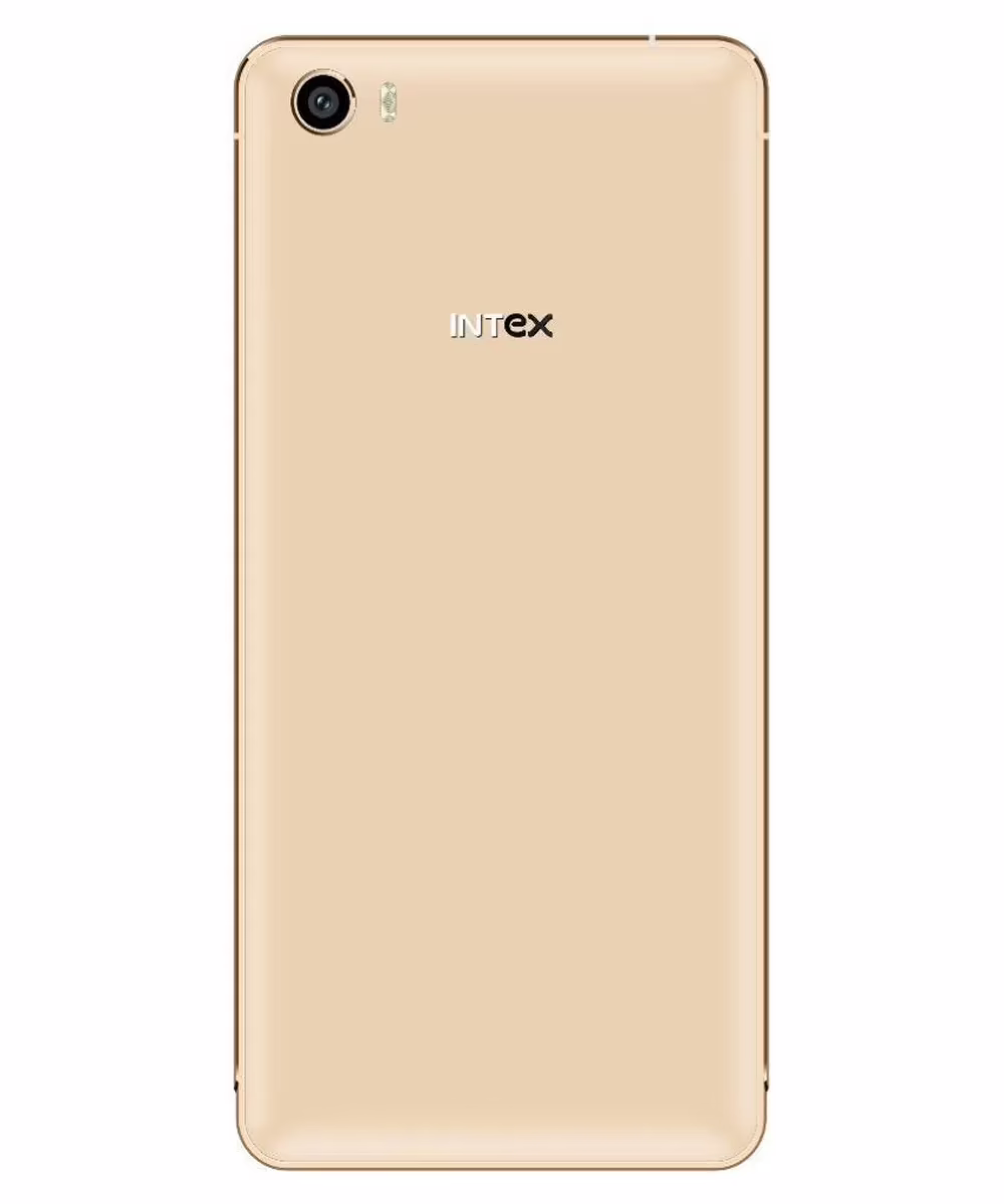 Intex Aqua Shine 4G ( 16GB Champagne Gold ) - Image 2